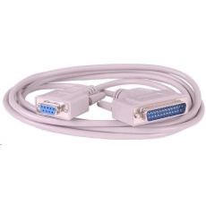 PREMIUMCORD Kabel sériový 3m modemový (Canon 9F/25M) PREMIUMCORD Kabel sériový 3m modemový (Canon 9F/25M)