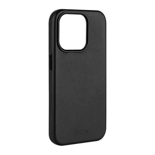 FIXED MagLeather kožený kryt s MagSafe Apple iPhone 15 Pro Max černý