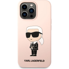 Karl Lagerfeld Liquid Silicone Ikonik NFT kryt iPhone 13 Pro růžový Karl Lagerfeld Liquid Silicone Ikonik NFT kryt iPhone 13 Pro růžový
