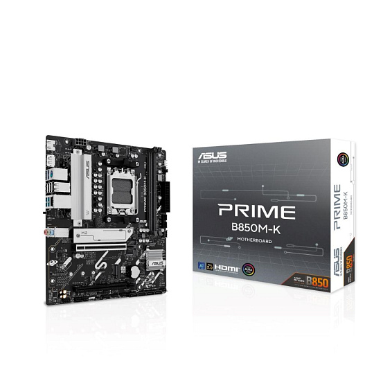 ASUS MB Sc AM5 PRIME B850M-K, AMD B850, 2xDDR5, 1xDP, 1xHDMI, mATX ASUS MB Sc AM5 PRIME B850M-K, AMD B850, 2xDDR5, 1xDP, 1xHDMI, mATX