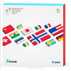 BAZAR - PIXIO Flags magnetická stavebnice - Poškozený obal (Komplet) BAZAR - PIXIO Flags magnetická stavebnice - Poškozený obal (Komplet)