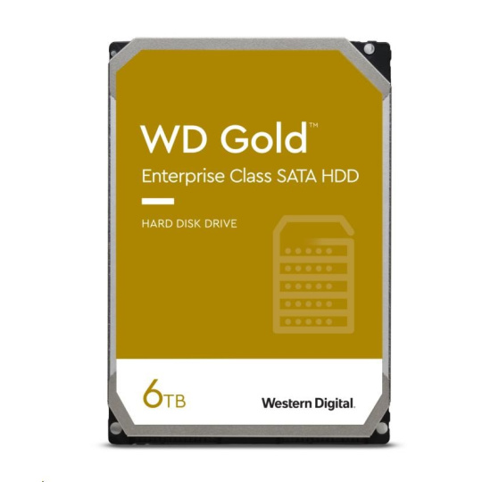 WD GOLD WD6003FRYZ 6TB SATA/ 6Gb/s 256MB cache 7200 ot., CMR