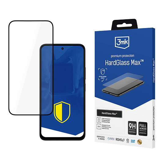 3mk tvrzené sklo HardGlass Max Black pro Redmi 15 5G 3mk tvrzené sklo HardGlass Max Black pro Redmi 15 5G