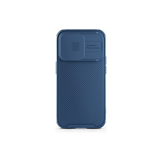 Spello odolný magnetický kryt s ochranou čoček fotoaparátu pro iPhone 15 Pro Max modrý