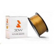 3DW - ABS filament pro 3D tiskárny, průměr struny 1,75mm, barva zlatá, váha 1kg, teplota tisku 200-230°C