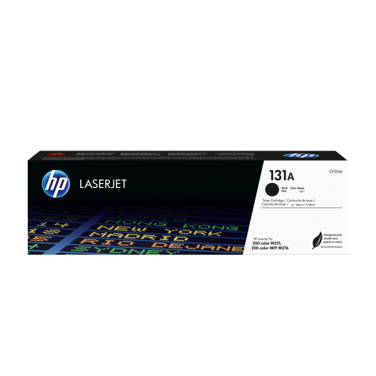 HP 131A Black LJ Toner Cart, CF210A (1,520 pages) HP 131A Black LJ Toner Cart, CF210A (1,520 pages)