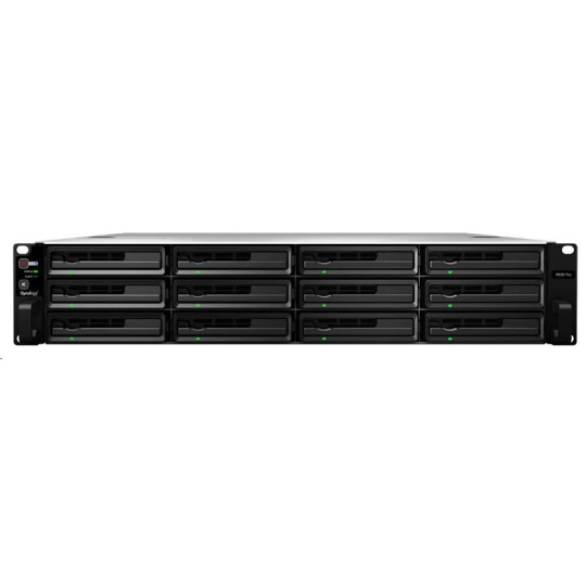 Synology RS3618xs RackStation (4C/XeonD-1521/2,4-2,7GHz/8GBRAM/12xSATA/2xUSB3.0/4xGbE/2xPCIe)