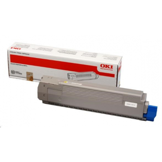Oki Toner Žlutý do C801/C821 (7 300 stránek) Oki Toner Žlutý do C801/C821 (7 300 stránek)