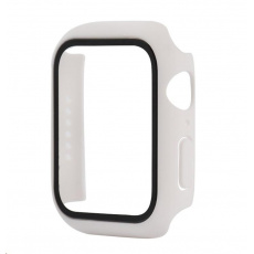 COTEetCI polykarbonátové pouzdro s ochranou displeje pro Apple Watch 41 mm bíla COTEetCI polykarbonátové pouzdro s ochranou displeje pro Apple Watch 41 mm bíla