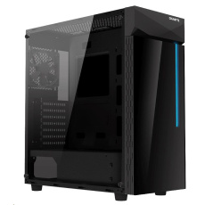 GIGABYTE skříň case GB-C200G, RGB Lighting, bez zdroje, transparentní bok, Mid tower GIGABYTE skříň case GB-C200G, RGB Lighting, bez zdroje, transparentní bok, Mid tower