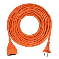 Solight 1z pohyblivý přívod - spojka, 10m, 2 x 1,5mm2, oranžová Solight 1z pohyblivý přívod - spojka, 10m, 2 x 1,5mm2, oranžová