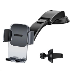 BAZAR - Baseus Easy Control Clamp držák do automobilu s ramenem SET černá - Poškozený obal (Komplet) BAZAR - Baseus Easy Control Clamp držák do automobilu s ramenem SET černá - Poškozený obal (Komplet)
