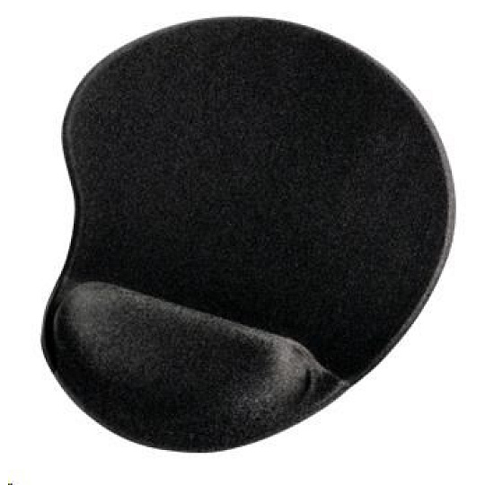 Hama ergonomická gelová podložka pod myš, černá