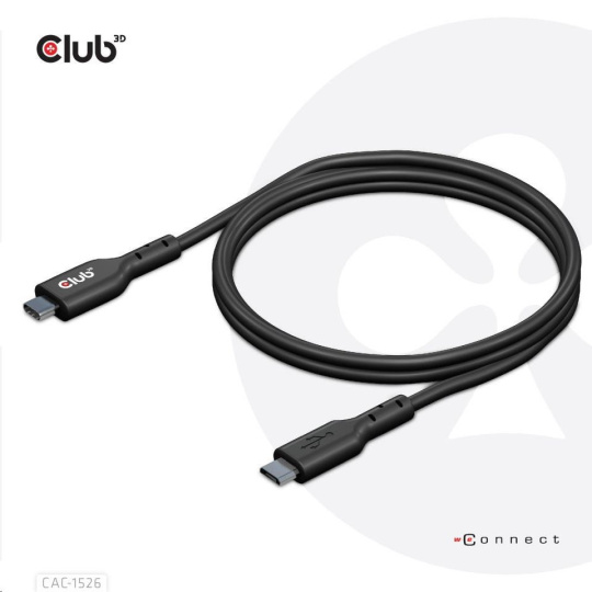 Club3D Kabel USB 3.2 Gen1 Type C na Micro USB Cable (M/M), Bidirectional, 1m