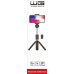WG - Teleskopická tyč tripod pro selfie foto s bluetooth tlačítkem / WG 6 / black