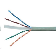 UTP kabel PlanetElite, Cat6, drát, PVC, Dca, šedý, 305m UTP kabel PlanetElite, Cat6, drát, PVC, Dca, šedý, 305m