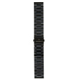 Garett univerzální řemínek 22 mm, černý kovový, typ Solid
