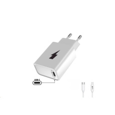 WG - Síťová nabíječka 1x USB-C, PD 20W + kabel Type-C na Lightning MFI, white WG - Síťová nabíječka 1x USB-C, PD 20W + kabel Type-C na Lightning MFI, white
