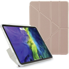 Pipetto Metallic Origami pouzdro pro Apple iPad Air 10.9" (22/20) růžově zlaté