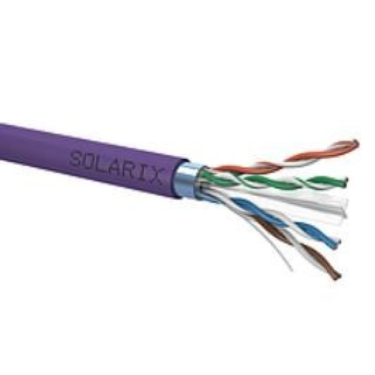 Instalační kabel Solarix FTP, Cat6, drát, LSOH, cívka 500m SXKD-6-FTP-LSOH Instalační kabel Solarix FTP, Cat6, drát, LSOH, cívka 500m SXKD-6-FTP-LSOH