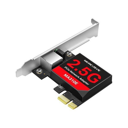 MERCUSYS MA310E Síťová karta 2,5GbE (1x2,5GbE,1xPCIe2.1) MERCUSYS MA310E Síťová karta 2,5GbE (1x2,5GbE,1xPCIe2.1)