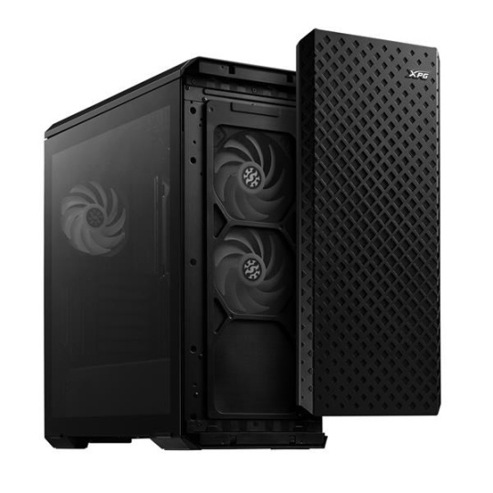 ADATA XPG skříň DEFENDER PRO Mid-Tower Case, bez zdroje, ARGB fan 3x, black