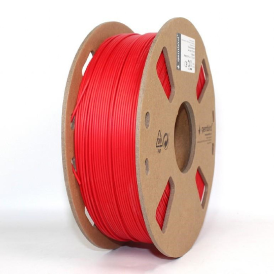 GEMBIRD Tisková struna (filament) PLA PLUS, 1,75mm, 1kg, červená GEMBIRD Tisková struna (filament) PLA PLUS, 1,75mm, 1kg, červená