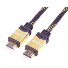 PREMIUMCORD Kabel HDMI 2.0 High Speed + Ethernet kabel HQ, zlacené konektory, 5m PREMIUMCORD Kabel HDMI 2.0 High Speed + Ethernet kabel HQ, zlacené konektory, 5m