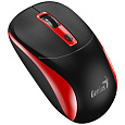 GENIUS myš NX-7123/ 1200 dpi/ bezdrátová/ Copilot/ černo-červená
