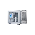 Cooler Master case MasterFrame 400 Mesh Silver, mATX, Průhledná bočnice, 1x 120 mm ARGB Fan, Střibrná