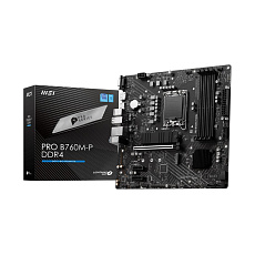 MSI MB Sc LGA1700 PRO B760M-P DDR4, Intel B760, 4xDDR4, 1xDP, 1xHDMI, 1xVGA, mATX MSI MB Sc LGA1700 PRO B760M-P DDR4, Intel B760, 4xDDR4, 1xDP, 1xHDMI, 1xVGA, mATX