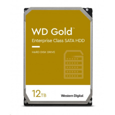 WD GOLD WD121KRYZ 12TB SATA/ 6Gb/s 256MB cache 7200 ot., CMR