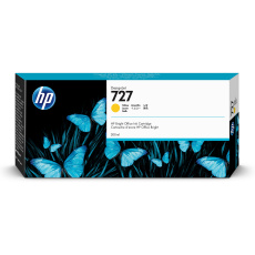 HP 727 300-ml Yellow DesignJet Ink Cartridge HP 727 300-ml Yellow DesignJet Ink Cartridge