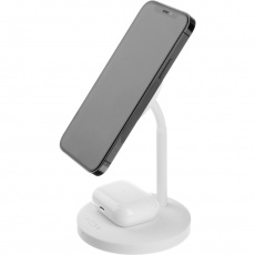 FIXED MagStand 2v1 bezdrátová nabíječka s MagSafe bílá FIXED MagStand 2v1 bezdrátová nabíječka s MagSafe bílá