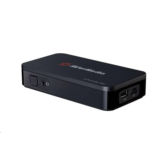 AVERMEDIA záznamové zařízení EzRecorder 330, externí, dálkový ovladač, časovač, černá