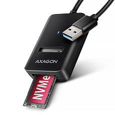 AXAGON ADM2-AM USB-A 10Gbps - M.2 NVMe & SATA SSD adaptér, kabel USB-A 10cm AXAGON ADM2-AM USB-A 10Gbps - M.2 NVMe & SATA SSD adaptér, kabel USB-A 10cm