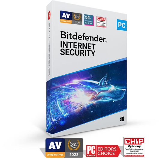 Bitdefender Internet Security- 5PC na 1 rok- elektronická licence do emailu