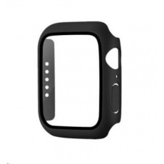 COTECi polykarbonátové pouzdro s ochranou displeje pro Apple Watch 45 mm černá
