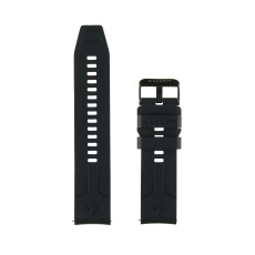 Garett řemínek 22 mm, černý silikonový Garett řemínek 22 mm, černý silikonový