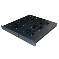 19" ventilační jednotka XtendLan, 6 ventilátorů, LCD display, termostat, hloubka 500mm, černá 19" ventilační jednotka XtendLan, 6 ventilátorů, LCD display, termostat, hloubka 500mm, černá