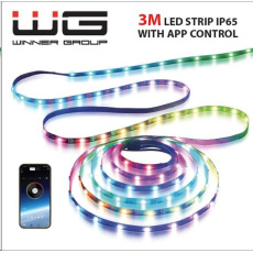 WG - Chytrý LED pásek WG18, 3 metry, s aplikaci, IP 65, USB-A WG - Chytrý LED pásek WG18, 3 metry, s aplikaci, IP 65, USB-A