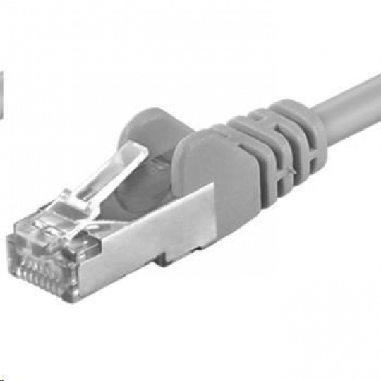 PREMIUMCORD Patch kabel CAT6a S-FTP, RJ45-RJ45, AWG 26/7 20m šedá PREMIUMCORD Patch kabel CAT6a S-FTP, RJ45-RJ45, AWG 26/7 20m šedá