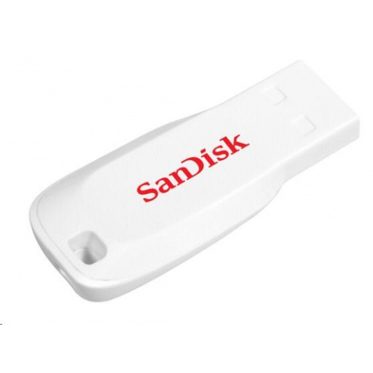 SanDisk Flash Disk 16GB Cruzer Blade, USB 2.0, bílá