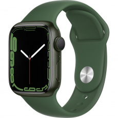 Apple Watch Series 7 41mm zelený hliník se zeleným sportovním řemínkem Apple Watch Series 7 41mm zelený hliník se zeleným sportovním řemínkem