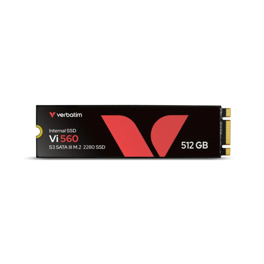 VERBATIM SSD Vi560 S3 M.2 512GB SATA III, W 560/ R 520MB/s VERBATIM SSD Vi560 S3 M.2 512GB SATA III, W 560/ R 520MB/s