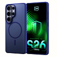 3mk ochranný kryt Smoke MagCase Blue pro Samsung Galaxy S26 Ultra