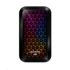 ADATA External SSD 512GB SE770G USB 3.0 černá/žlutá LED RGB