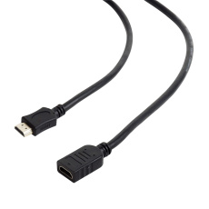 GEMBIRD Kabel prodlužovací HDMI - HDMI 3m (zlacené konektory, stíněný) GEMBIRD Kabel prodlužovací HDMI - HDMI 3m (zlacené konektory, stíněný)