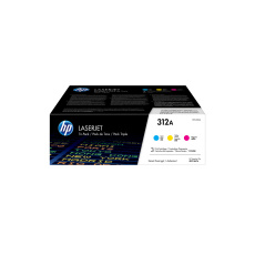 HP 312A 3-pack CYM LJ Toner Cart, CF440AM (2,700 / 2,700 / 2,700 pages)