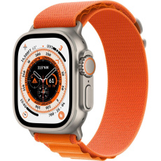 Apple Watch Ultra 49mm titanová se oranžovým alpským tahem S Apple Watch Ultra 49mm titanová se oranžovým alpským tahem S